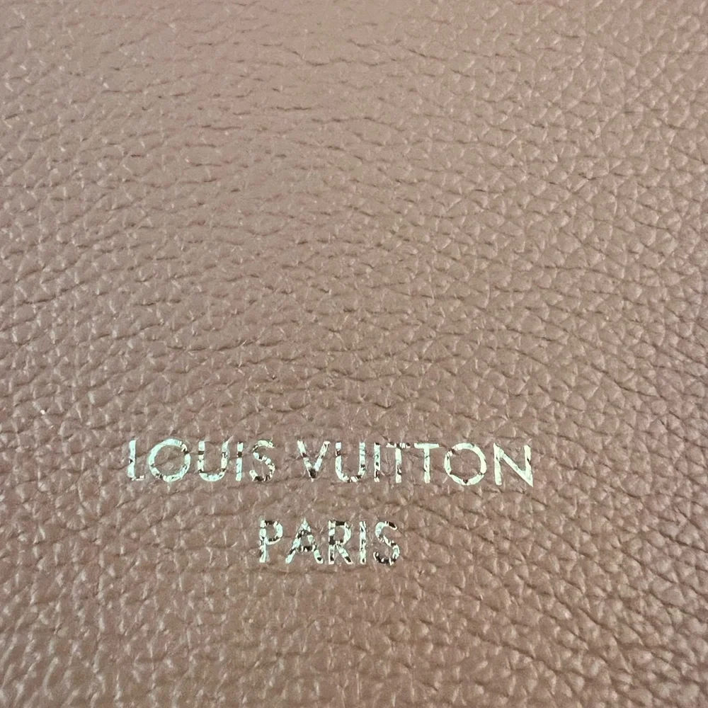 Louis Vuitton calfskin Low Key cookie MM in cognac leather